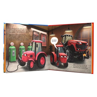 Книга на английском языке The tractor called Vick and the big race