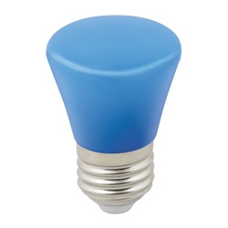 Лампа светодиодная Uniel, E27, 1 Вт, свечение синее