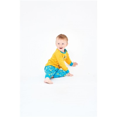 Пижама для мальчика 92139 (Желтый/бирюзовый)