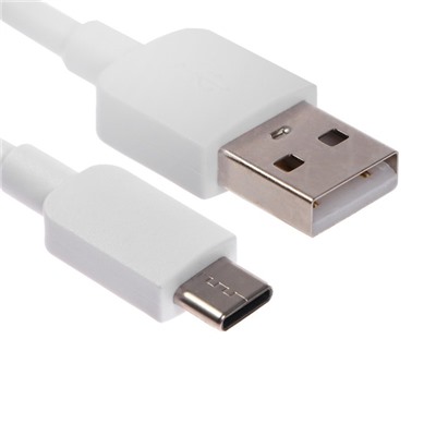 Кабель Defender USB08-01C, Type-C - USB, 1 А, 1 м, белый