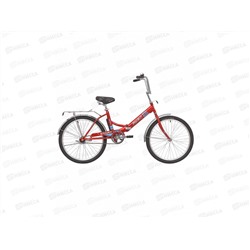 Велосипед 24 1ск RUSH HOUR START 120 C-brake ST красный рама 15В, 280558
