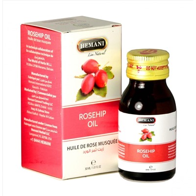 Масло Шиповник - Hemani Rosehip oil, 30 мл