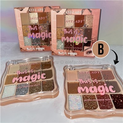 Палетки теней для век ANYLADY This Is Magic Eyeshadow Palette 12 colors 2 ШТУКИ (52)