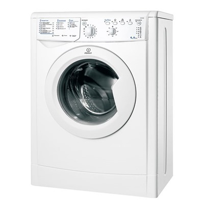 Стиральная машина Indesit IWUB 4085 (CIS), класс А, 800 об/мин, до 4 кг, белая