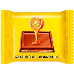 OZera мини молочный шоколад с желе Апельсин