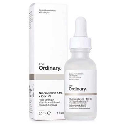 Сыворотка для лица The Ordinary Niacinamide 10% + Zinc 1%