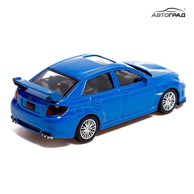 Машина металлическая SUBARU WRX STI, 1:43, цвет синий