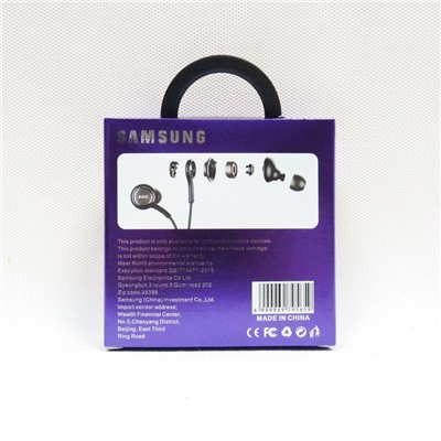 Наушники вакуумные Samsung AKG S10 с микрофоном цв.черный(Аналог,коробка)