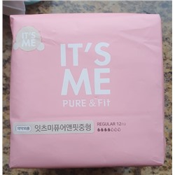 KR/ IT`S ME Pure&Fit Прокладки гигиенические Regular 25см (12шт)