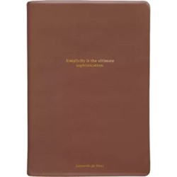 Ежедневник датированный на 2024 год Leonardo, коричневый, А5, 176 листов