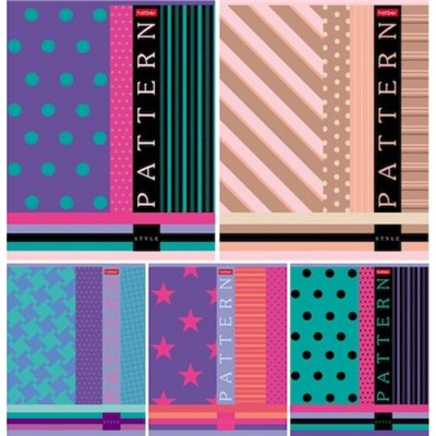 Тетрадь  60л клетка "Patternstyle" (080233) Хатбер