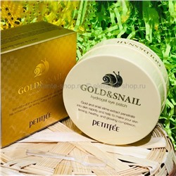 Патчи с муцином улитки Petitfee Gold & Snail Hydrogel Eye Patch (78)