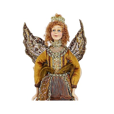Интерьерная кукла АНГЕЛ МИЭЛЬЯ, велюр, золотистая, 65 см, Edelman, Noel (Katherine's style)