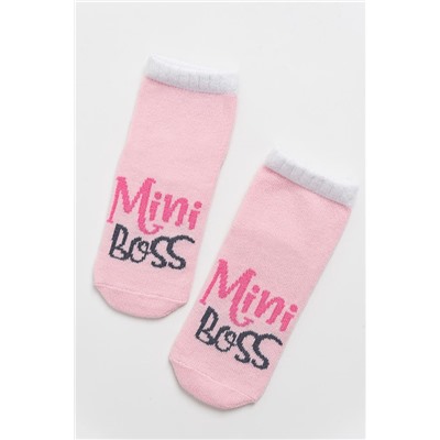 Носки Мини босс детские 2 пары (Розовый)