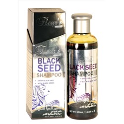 Шампунь для блеска черных волос с чёрным тмином / Fleur's Black Seed Shampoo, Hemani, 350 мл