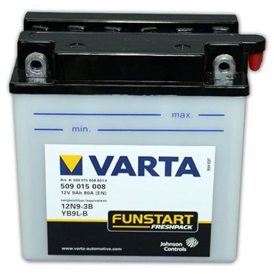 Аккумуляторная батарея Varta 9 Ач Moto 509 015 008 (12N9-3B/YB9L-B)