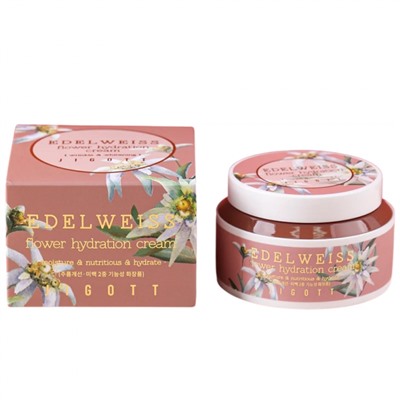 Крем для лица Jigott Edelweiss Flower Hydration Cream