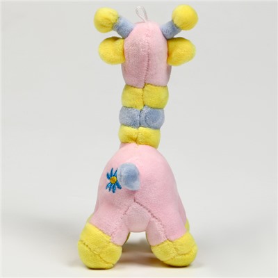 Набор подарочный: Мягкая игрушка+прорезыватель+карточки для фото "Жираф"