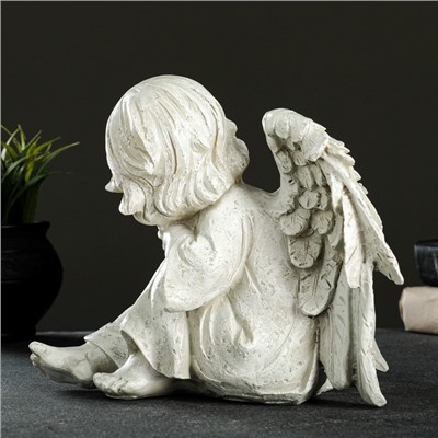 Фигура "Ангел спящий на коленке" 23х18см