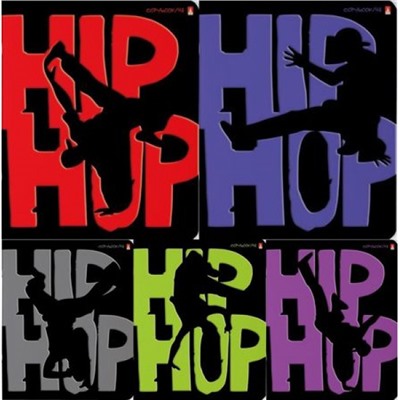 Тетрадь  48л клетка "HIP-HOP" 7-48-580 (5 видов) Альт