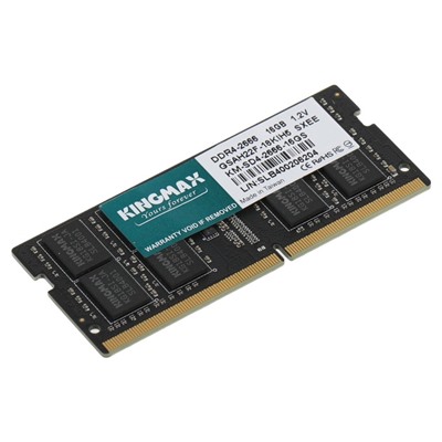 Память DDR4 16GB 2666MHz Kingmax KM-SD4-2666-16GS OEM PC4-21300 CL19 SO-DIMM 260-pin 1.2В d   106504