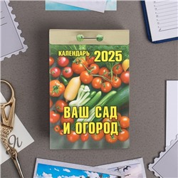 Календарь отрывной "Ваш сад и огород" 2025 год, 7,7 х 11,4 см