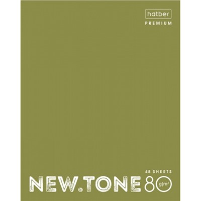 Тетрадь  48л клетка "NEWtone PASTEL Олива" (067700) 05053 Хатбер