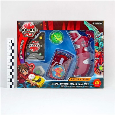 Bakugan набор фигурка+машинка+пускатель в коробке (№LSD79)