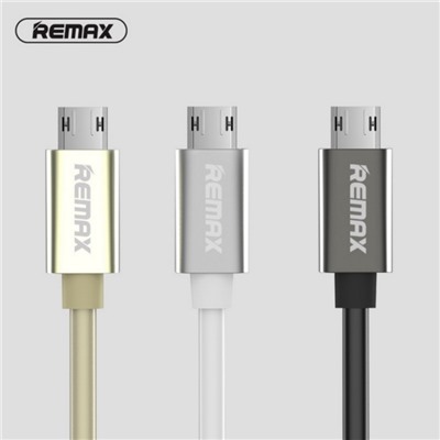 Кабель USB/micro USB Remax RC-054m 1м цв.ассорт(2.1A,угловой,круглый,силикон,металлическая коробка)
