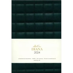 Ежедневник датированный на 2024 год Diana, черный,  А5, 176 листов