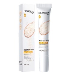 BIOAQUA, Крем для век с экстрактом риса и гиалуроновой кислотой Rice Raw Pulp Eye Cream, 20 гр