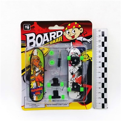 Finger набор Board Skate (2скейта+запчасти)(№2009) 3цвета