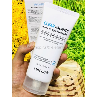 Пилинг-гель MeLoSo Clear Balance Hyaluron Aqua Peeling Gel (78)