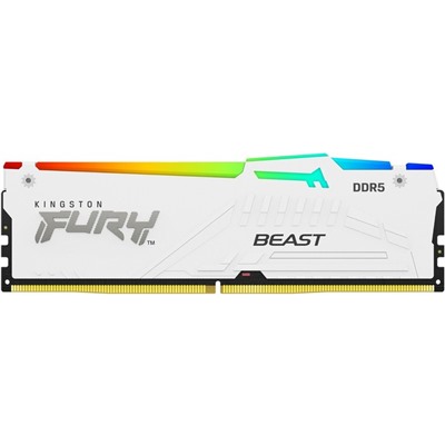 Память DDR5 32GB 5200MHz Kingston KF552C40BWA-32 Fury Beast RGB RTL Gaming PC5-41600 CL40 D   106502