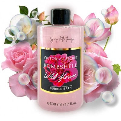 Парфюмированная пена для ванны с шиммером Victoria's Secret Bombshell Wild Flower