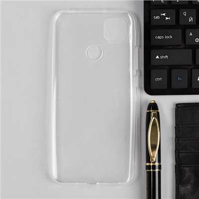 Чехол для Xiaomi Redmi 10A, силиконовый, прозрачный