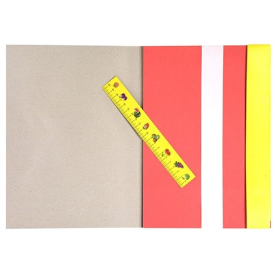 Бумага цветная 2-сторонняя офсетная А4, 8 цветов 16 листов, в папке 3+ Каляка-Маляка