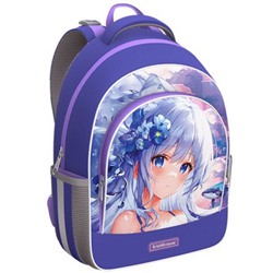 Рюкзак школьный "ErgoLine. Kawaii Whale" 15L 39х28х14 см 60093 ErichKrause