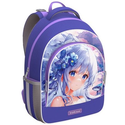 Рюкзак школьный "ErgoLine. Kawaii Whale" 15L 39х28х14 см 60093 ErichKrause