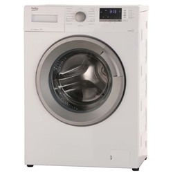 Стиральная машина Beko WSDN 63512ZSW, класс А, 1000 об/мин, до 6 кг, дисплей, бело/серая