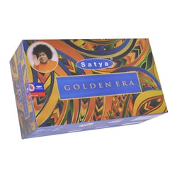 Satya-15-BL Блок благовоний Golden Era (Золотая эра) 12 упаковок по 15 грамм