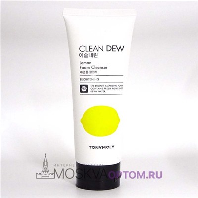 Пенка для умывания Tony Moly Clean Dew Lemon Foam Cleanser 180 ml