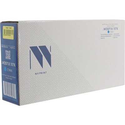 Картридж NVP совместимый NV-W2071X 117X Cyan для HP Color LJ 150/150A/150NW/178NW/179MFP (1   107204