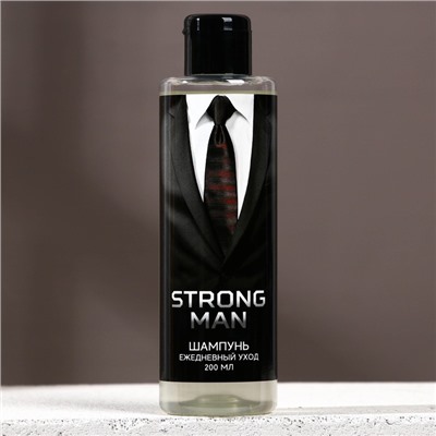 Гель для душа и шампунь для волос «REAL STRONG MAN», 2 х 200 мл, подарочный набор косметики , HARD LINE