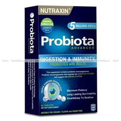 Пробиотик NUTRAXIN Probiota Advanced - для поддержки работы пищеварительного тракта и иммунной системы