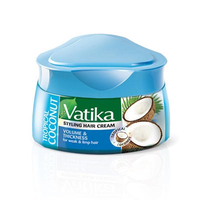 Крем для объема и толщины волос - Dabur Vatika Volume & Thickness Styling Hair Cream, 140 мл