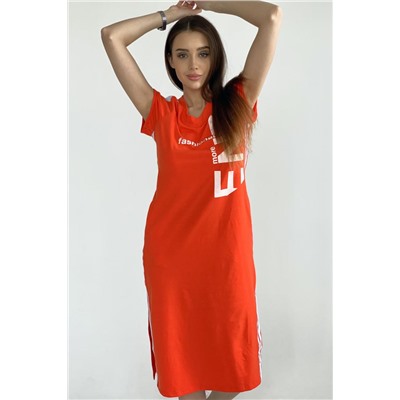Платье 8087 (Рыжий)