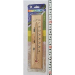 Термометр для бани,сауны дерево (048117)  Ж