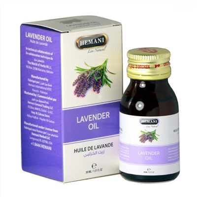 Масло Лаванды - Hemani Lavender oil, 30 ml