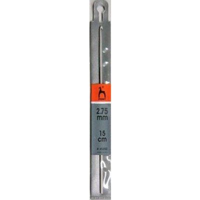 Крючок вязальный "PONY" 15 см/2,75 мм алюминий